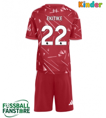 Liverpool Hugo Ekitike #22 Replik Heimtrikot Kinder 2026-27 Kurzarm (+ Kurze Hosen)